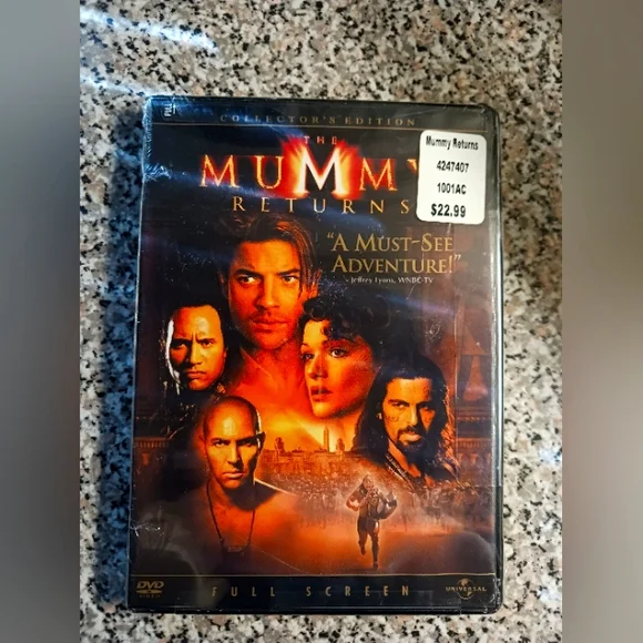 DVD movie | Other | The Mummy Returns Dvd 20 Pan Scan